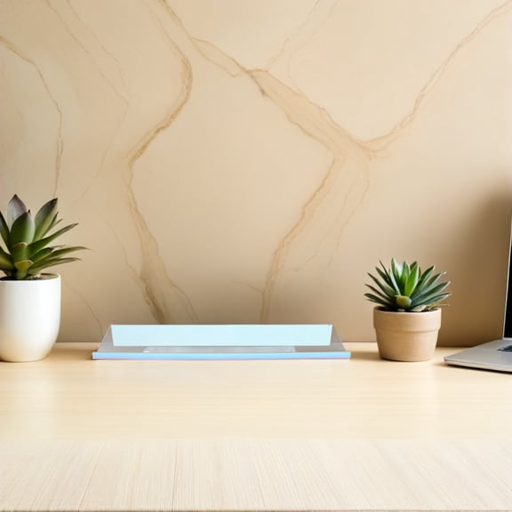 OUNONA Ergonomic Acrylic Keyboard Riser Multi-Color for Comfortable Desktop Use