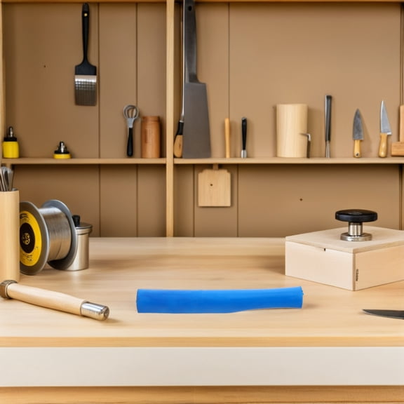 OUNONA Ergonomic Blue Rubber Replacement Handle Grip for Fencing Sword Foil Practice Use