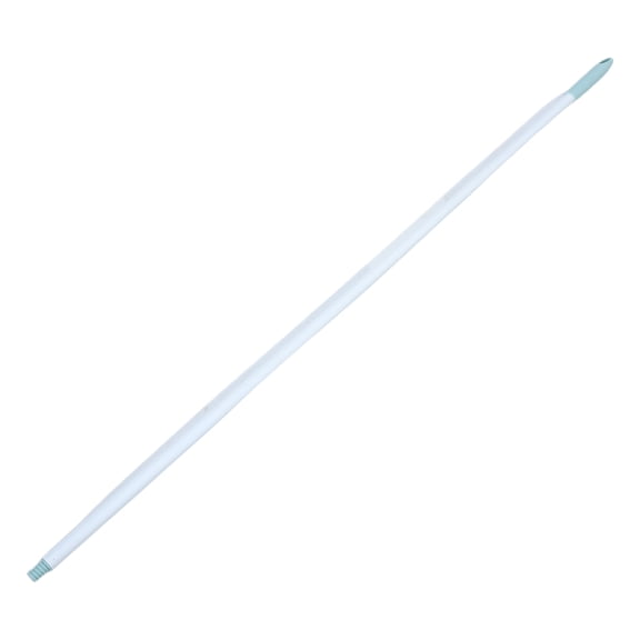 OUNONA Ergonomic White Mop Handle Replacement with Threaded End for Easy Detachable Floor Cleaning Tool Accessory