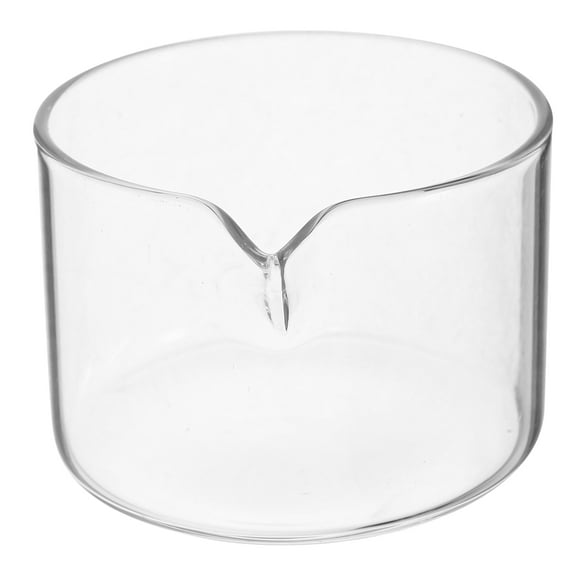 Homoyoyo Lab Glass Dish with Spout, Borosilicate Glass for Laboratory Use