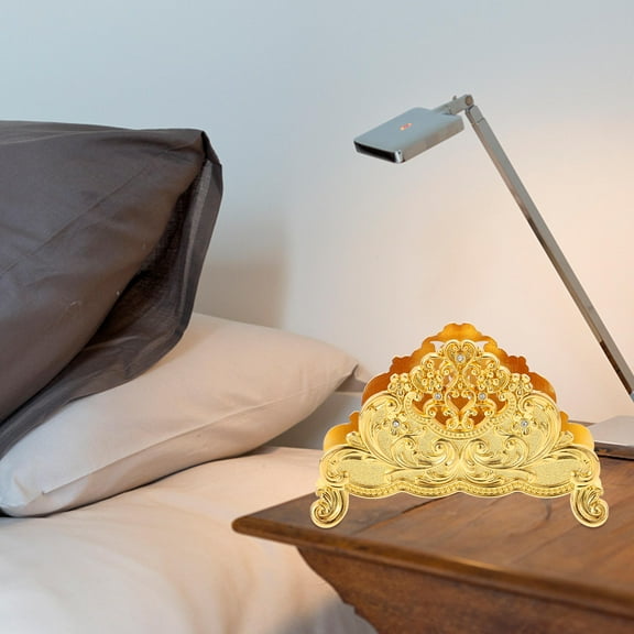 OUNONA Exquisite Tissue Stand Napkin Accessory Paper Flat Holder Golden