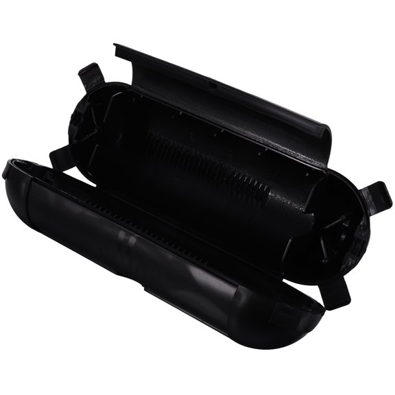 OUNONA Extension Cord Box Weatherproof Plastic for Outdoor Power Connection Black 1Pack