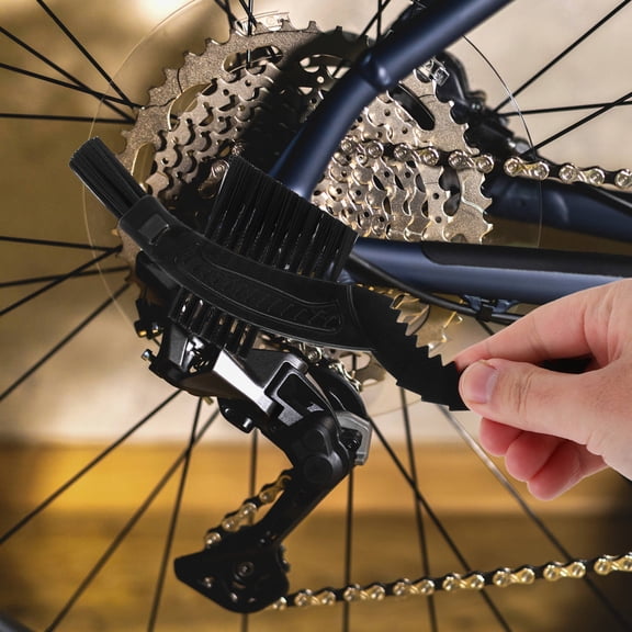 OUNONA FRCOLOR Bike Chain Cleaner Brush for Mountain and Road Bikes Portable 1 Set Includes Motorcycle Chain Brush and Crankset Brush