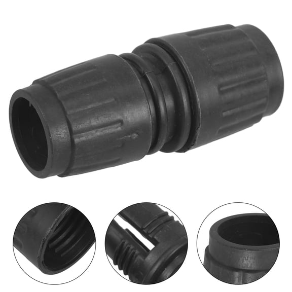 WEAVILUX Clothes Hanger Rack Connectors Clothes Rack Joints Black Plastic 1Pcs 3.34X1.38X1.18in