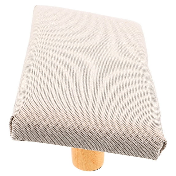 OUNONA FRCOLOR Portable Meditation Stool Wooden Kneeling Bench Yoga Meditation Seat Prayer Kneeler for Yoga Zen Practice Beige