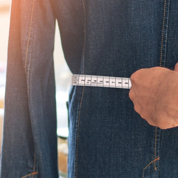 OUNONA Fabric Measuring Tape with Dual Scale for Waist and Height Measurement Portable Design