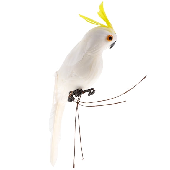 OUNONA Fake Parrot for Craft Kids Educational Model Fake Parrot Ornament Lifelike Parrot Ornament