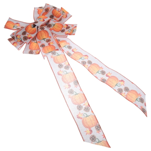 OUNONA Fall Bows Multi Cloth 1Set Shop Mall Decor