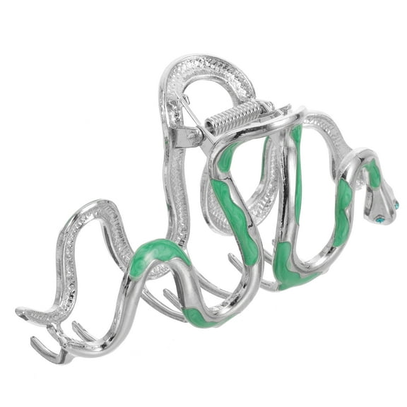 OUNONA Fashion Hair Clip Silver Color for Holiday Celebration 1Set