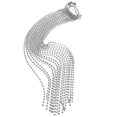 thumbnail image 1 of OUNONA Elegant Tassel Rhinestone Chain Hair Clip 1 Set Multi Functional Hair Jewelry Sparkling Accessory for Braids Dreadlocks Headbands, 1 of 8