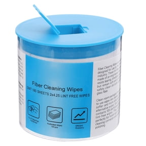 OUNONA White Fiber Optic Cleaning Cloths, Soft Non-Woven Fabric for Electronics, Optical Devices Maintenance and Screen Cleaning