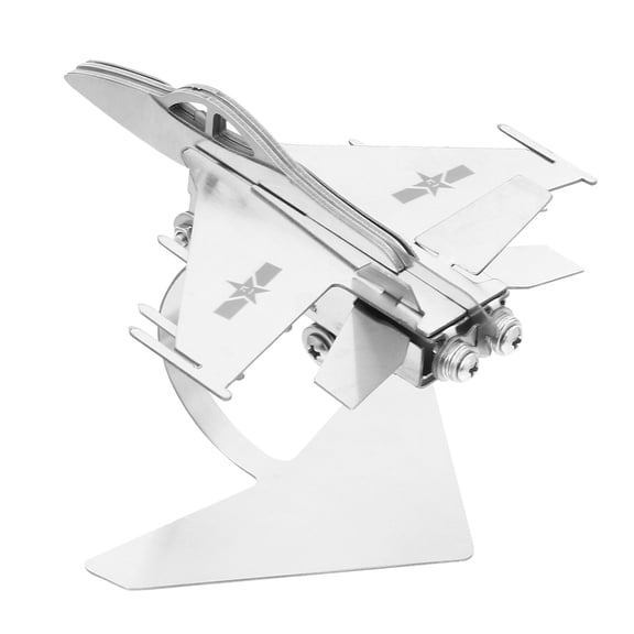 NUOLUX Attack Plane Model Gray 1Pc 4.7x4.3in