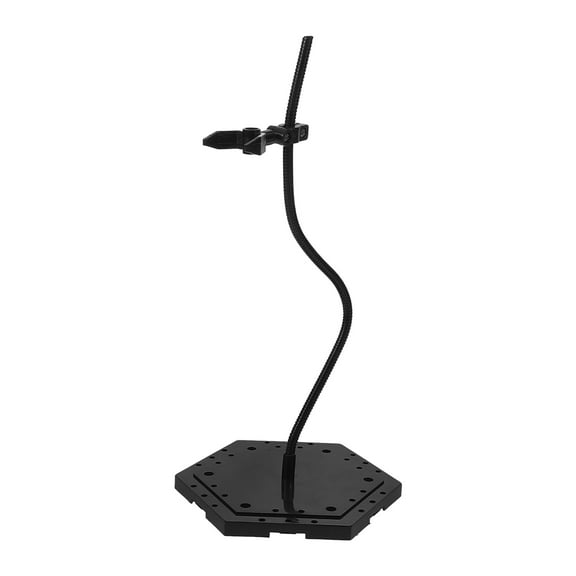 Tineasur Adjustable Displaying Figure Stand Black Abs Action Figure Display Stand 1 Set