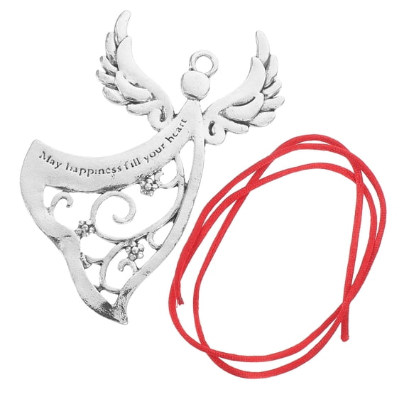 OUNONA Figurines Hang Pendant Decorations Father 1.00X1.00X1.00CM Silver