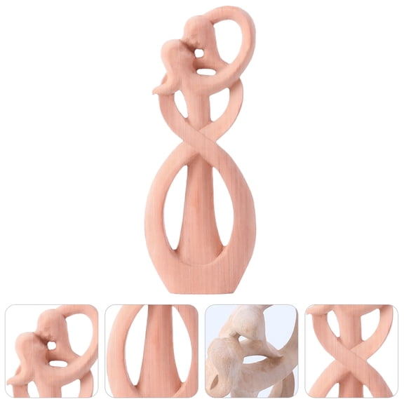 OUNONA  Figurines Warm Atmosphere Decor Medium Size Statue Lovers