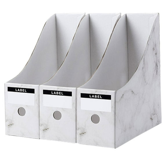 OUNONA  File Organizer for Desk Desktop Holder Magazines Office Work
