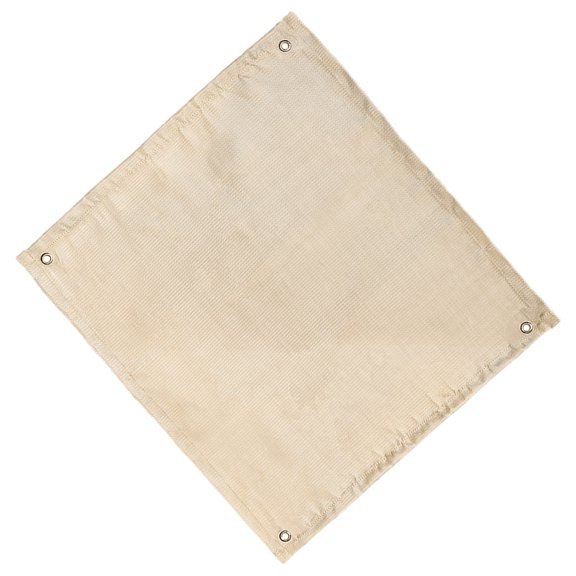 OUNONA Fireproof Blanket Light Yellow Fiberglass for Baking and Outdoor Use
