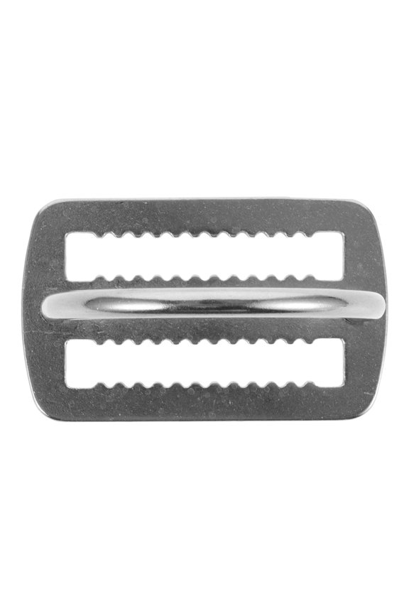 Fishing Belt Buckle Plated Silver Stainless Steel D Ring for Versatile Strap Adjustment and Support