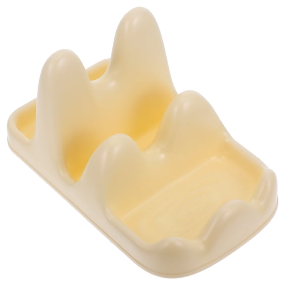 OUNONA Fishing Rod Fixed Fishing Cart Accessories Lid Rack 23.80X14.30X12.80CM White