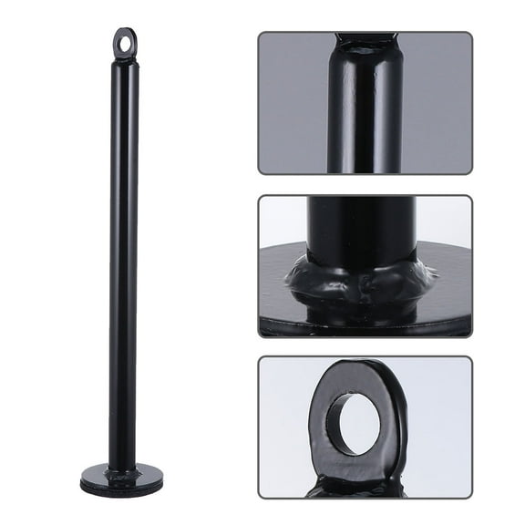 OUNONA Weight Loading Pin Steel Barbell Plate Rack Black Fitness Pulley Machine Attachment