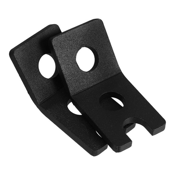 OUNONA  Flagpole Mounting Bracket Taillight Spotlight Lamp Equipment Feeder Black