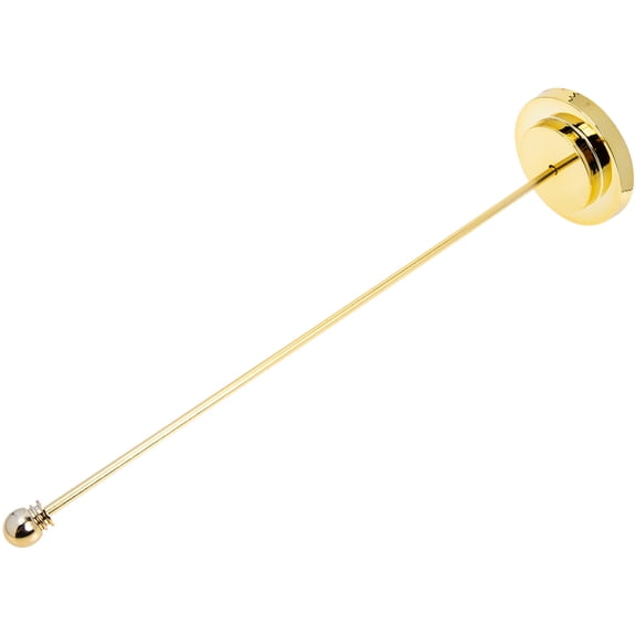 NUOLUX Durable Golden Iron Flag Holder - Perfect for Indoor Display