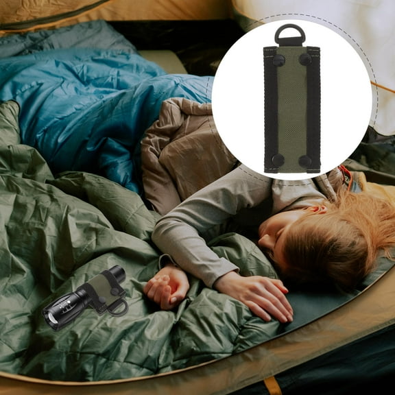 OUNONA Flashlight Cover Flashlight Ring Strap Holder Torch Protective Cover for Outdoor