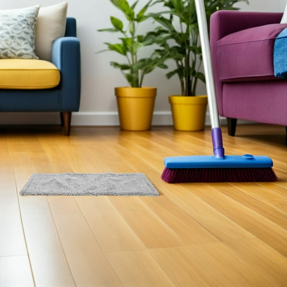 OUNONA Fiber Flat Mop Pads, Multi-Color, Pocket Style for Easy Dust Trapping, Home Cleaning