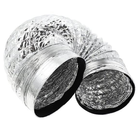 OUNONA Flexible Aluminum Foil Air Hose Telescopic Vent Duct for Home Kitchen Extractor Fan Use