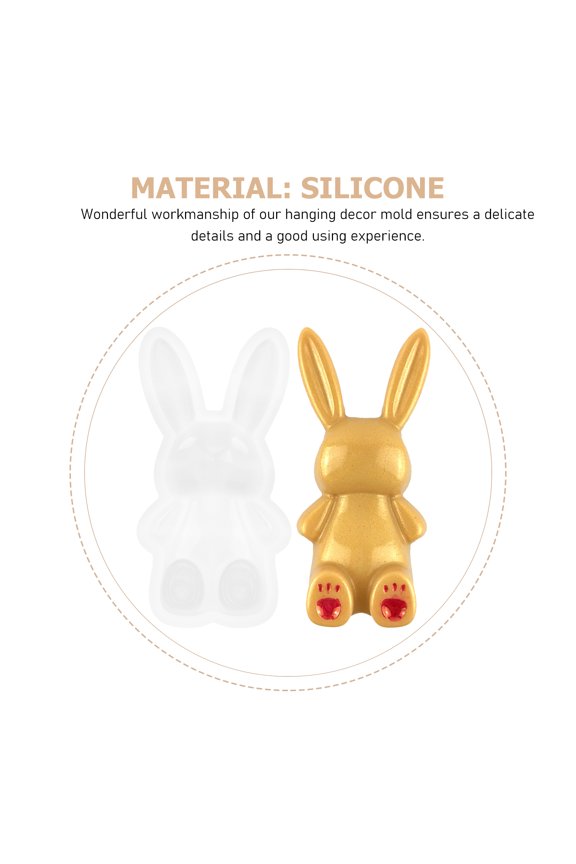 Flexible Epoxy Molds Carrot Keychain Mold White 1Pack for DIY Production Hanging Decor Mold Artists Crafters