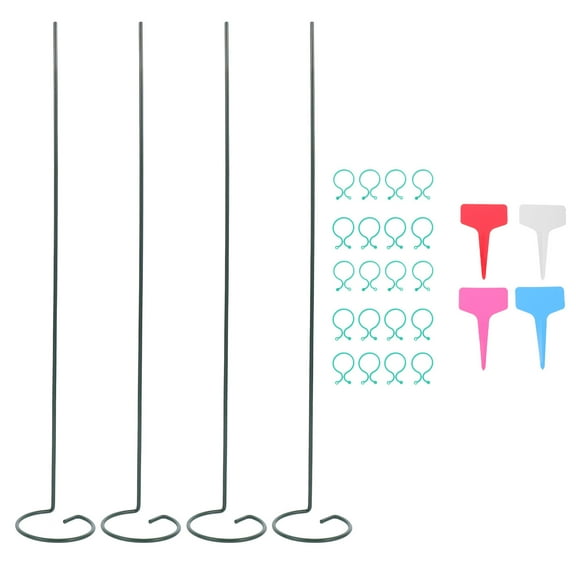 OUNONA Flower Iron Stand Gardening Support Peony Outdoor Amaryllis Green