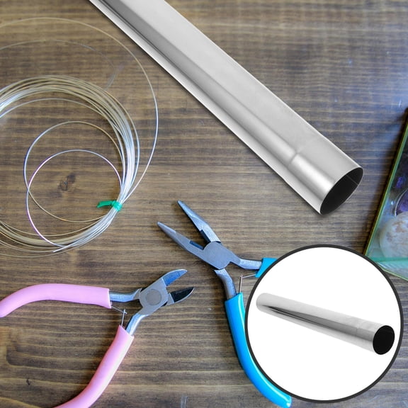 OUNONA Outdoor Camping Stove Pipe in Stainless Steel for Chimney with Standard Compatibility