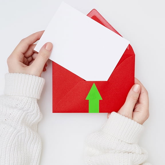 OUNONA Fluorescent Stickers Roll Adhesive Decals for Sealing Packaging and Labeling