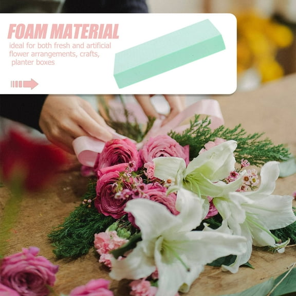 OUNONA Foam Block For Flower Arrangements And Crafts Floral Arrangement Foam For Fresh And Artificial Flowers Diy Flower Arrangement Supply For Home And Event Decor