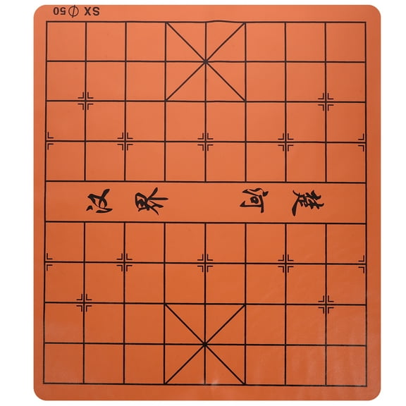 OUNONA Foldable Chess Board Game Set, Portable Chessboard for Chinese Chess and International Chess, Travel Friendly Chess Supplies