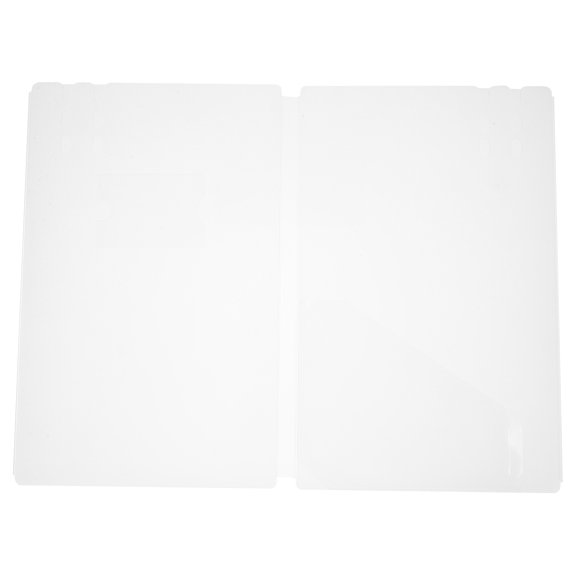 OUNONA Foldable Transparent Desk Divider Screen with Impact Resistant Plastic for Stable Protection