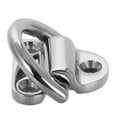 thumbnail image 1 of OUNONA Folding Pad Eye Deck Lashing Ring Stainless Steel D Ring With Plate Fit For Trailer Boat Rv Trucks Camper Van, 1 of 8