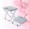 thumbnail image 1 of OUNONA  Folding Stool Lightweight Chairs Foot Step Travel Baby Grey, 1 of 8