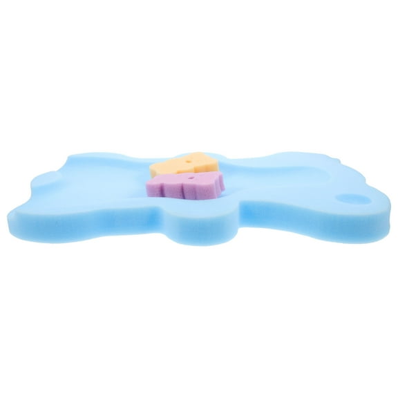 OUNONA Newborn Baby Mat Pu Sponge Bath Assistance Random Color 1Pcs
