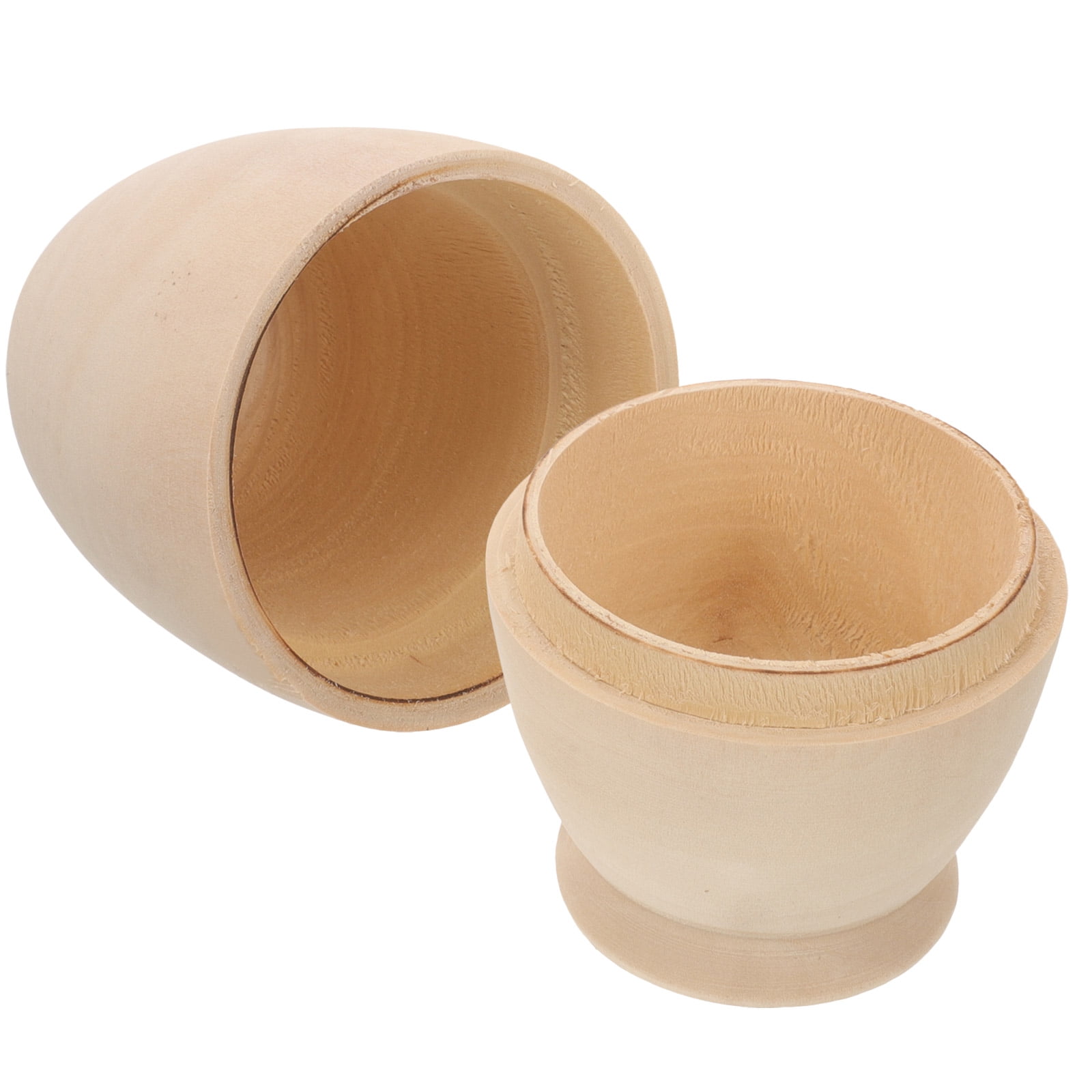OUNONA  Freezer Storage Containers Cookie Egg Shaped Candy Jar Child