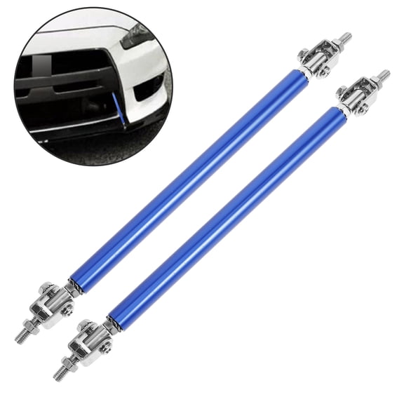 NUOLUX bumper lip splitter rod Stainless Steel Blue 1 Pair