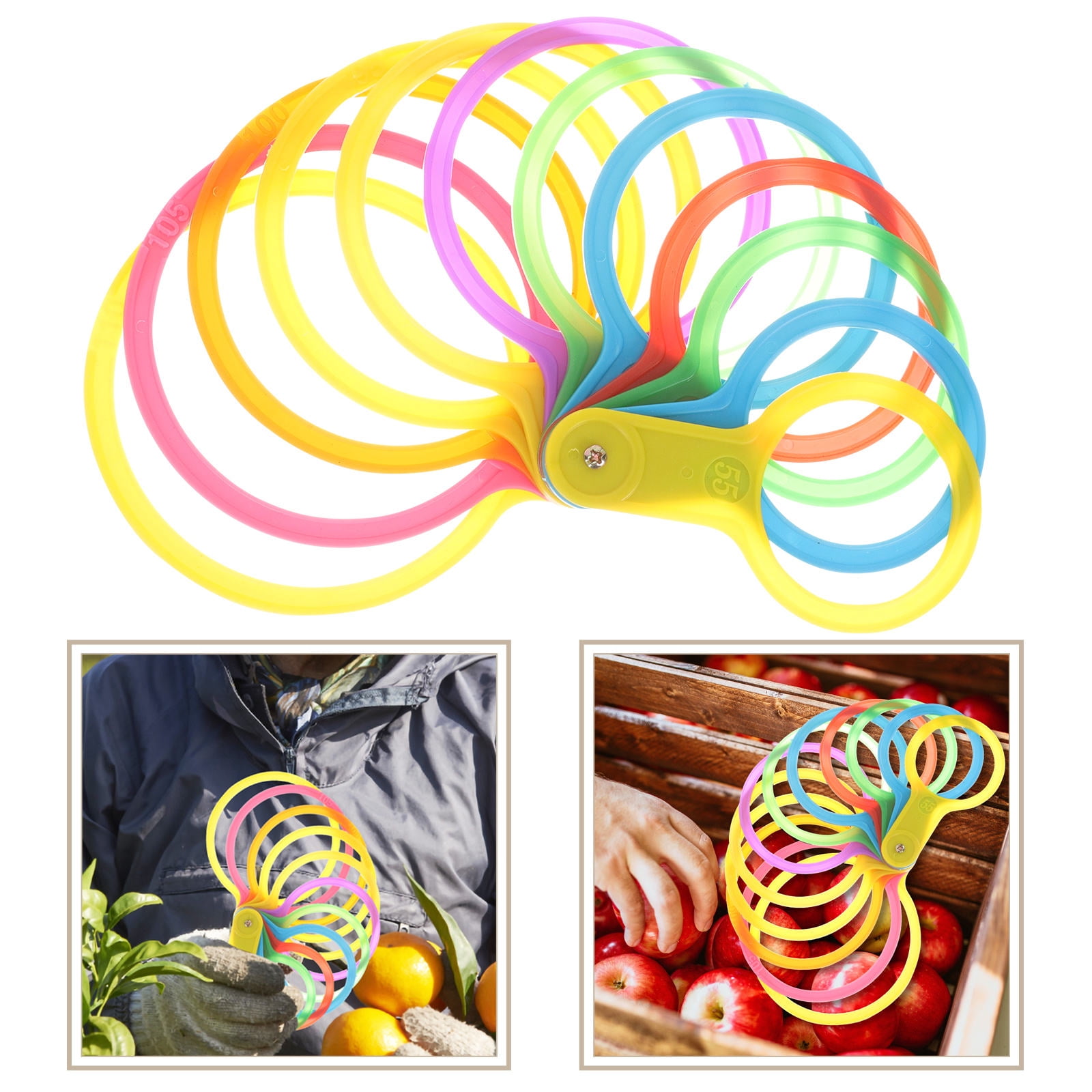 OUNONA Fruit Diameter Measuring Device Fruits Tool for Tape Measure ...