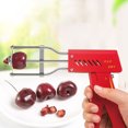 thumbnail image 1 of OUNONA Fruit Pitter with Stainless Steel Core Remover for Home Use Easy to Clean and Store Red, 1 of 8