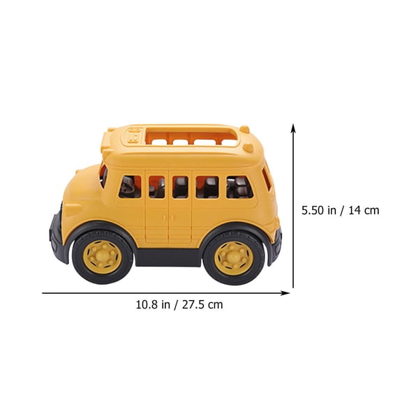DRAFIDEEP Bus Shape Educational Toy For Boys 1Pack 10.8x6.1in