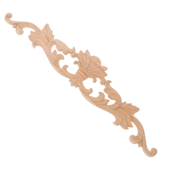 NUOLUX Khaki Wood Applique for Doors Cabinets and Furniture with Fine Craftsmanship Decoration