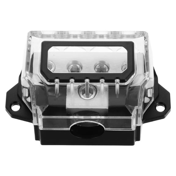 OUNONA Fused Power Distribution Block Car Audio 4 Way Fuse Block Gauge Power Distribution Block for Auto UTV Boat Stereo Amp