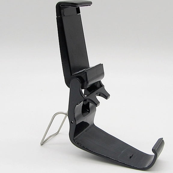 OUNONA Black Game Controller Clip with Ergonomic ABS Holder and Adjustable Phone Viewing Angle for Mobile Gaming