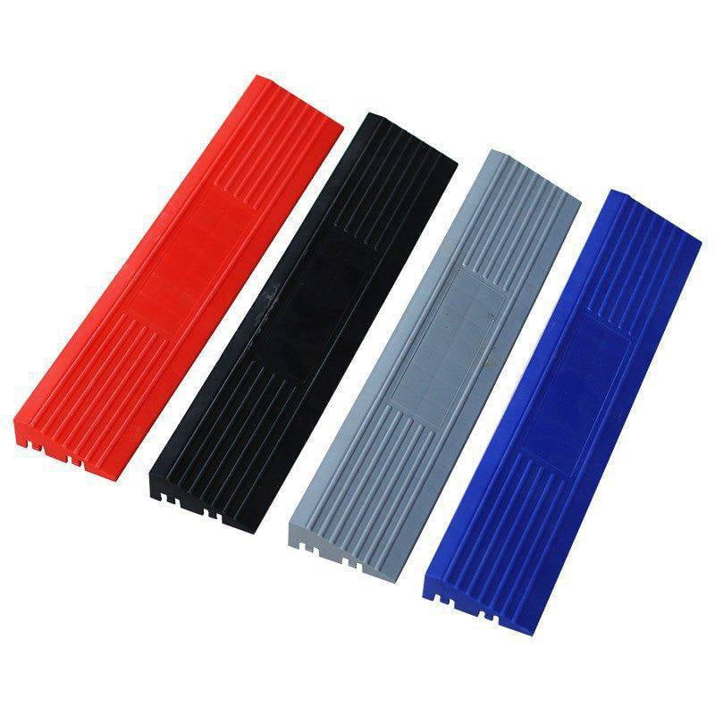 OUNONA Garage Floor Ramp for Car Wash Heavy-Duty Step Ramp Garage Floor Edge Guard for Truck Motorcycle Doorway Ramp Curb Pad for Indoor Or Outdoor
