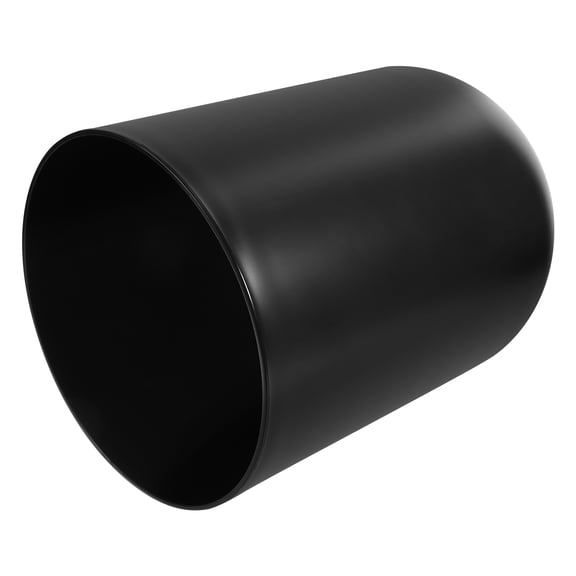 OUNONA Garbage Recycling Containers Round Can Car Trash Waste Bin Office Black