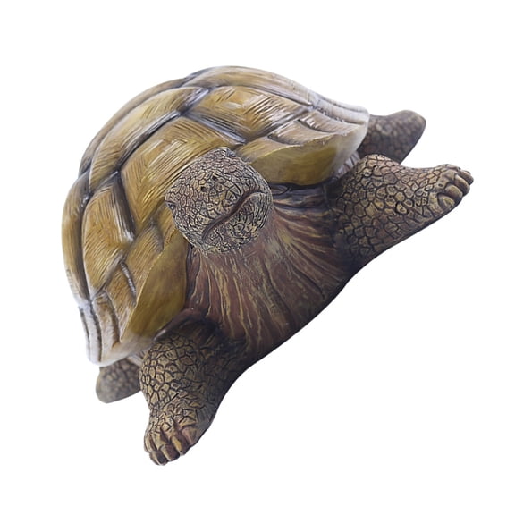 DRAFIDEEP Resin Figurine Decorations Tortoise For Garden 1Set 10.2X6.9X4.2In